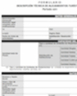 Formulario A2 - Descripción técnica de alojamientos turísticos